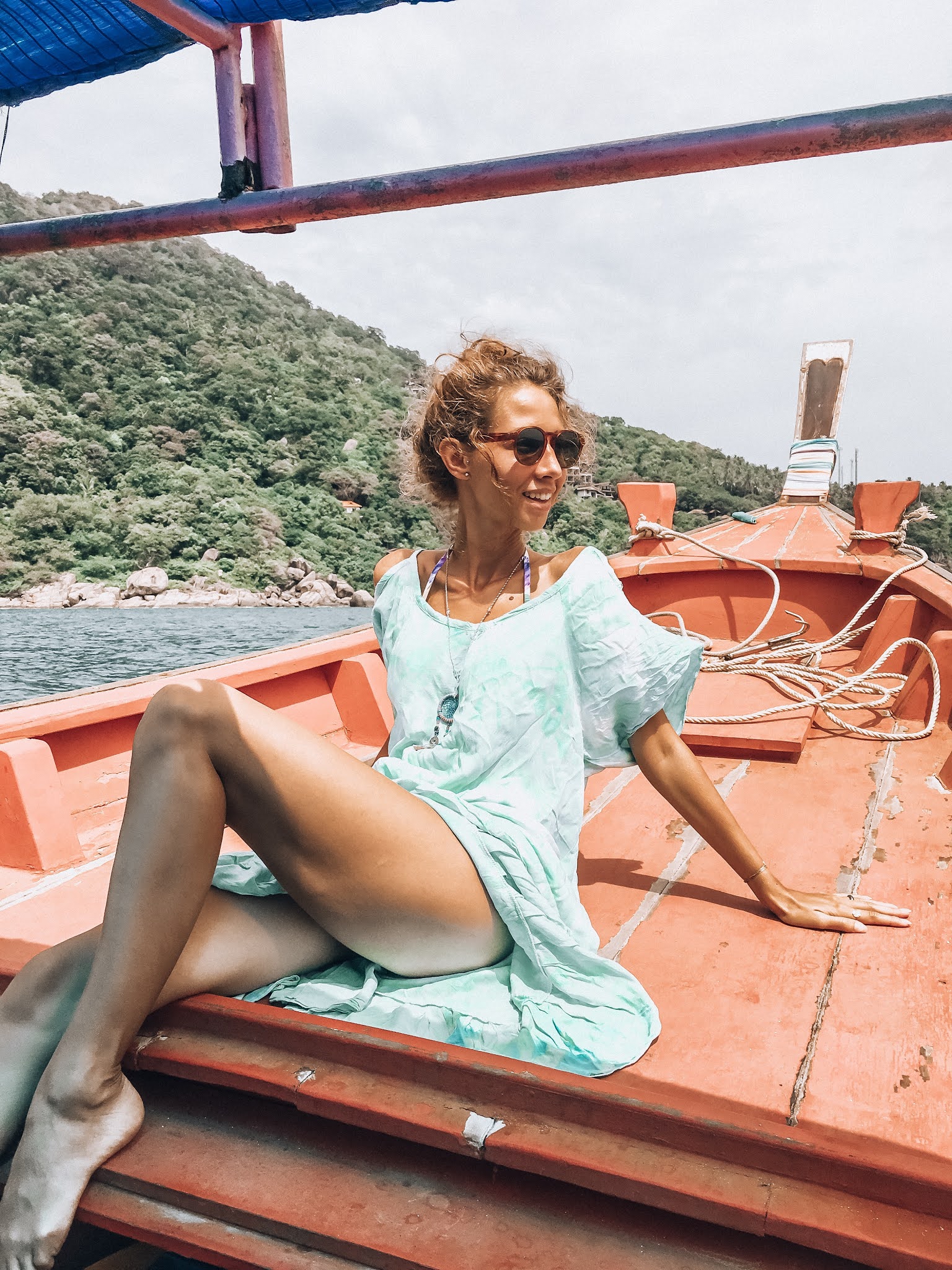 Koh Phangan Malvina Dunder blog rozwój osobisty, relacje, podróże Tajlandia łódź Koh Tao