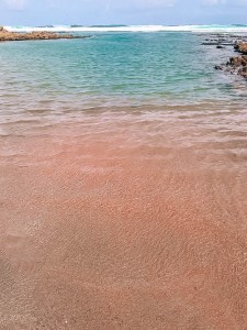 Malvina Dunder blog rozwój osobisty, relacje, podróże wyspa Grecka Kreta Elafonisi plaża różowa, różowy piasek