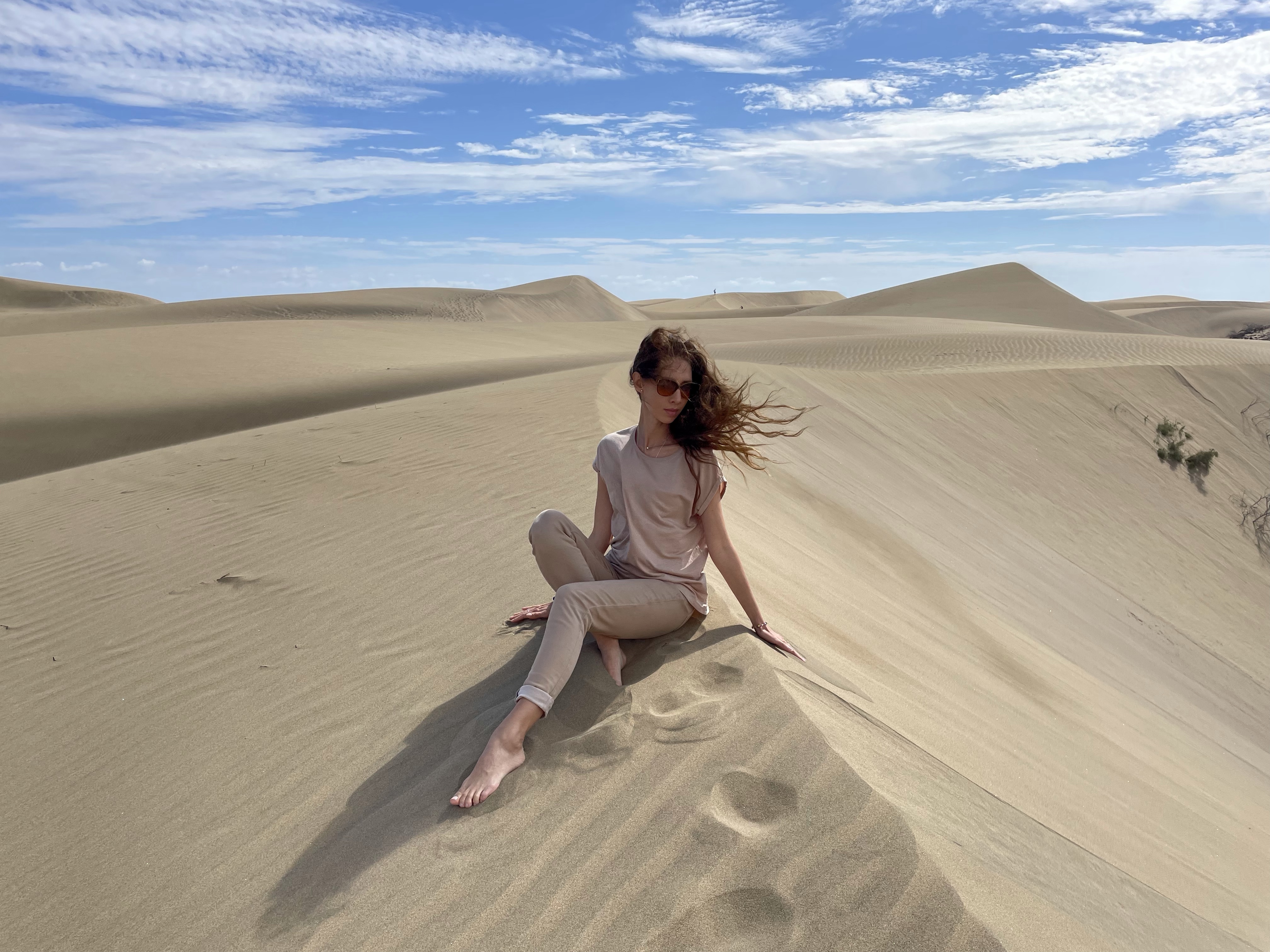 plaża wydmy Laspalomas Gran Canaria - Kanaria, Wyspy Kanaryjskie, kobieca energia, relacje, rozwój osobisty, Malvina Dunder