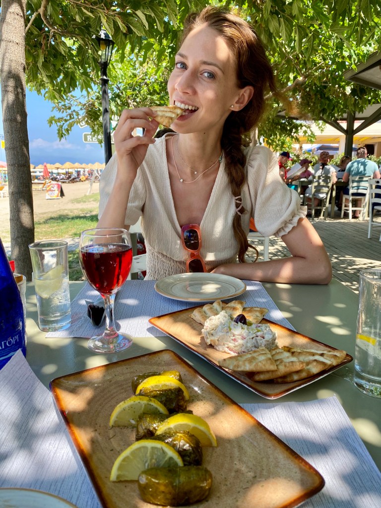 Canal d'amour, Korfu, Corfu, Grecja, grecka wyspa, blog podróże, Malvina Dunder, jedzenie greckie