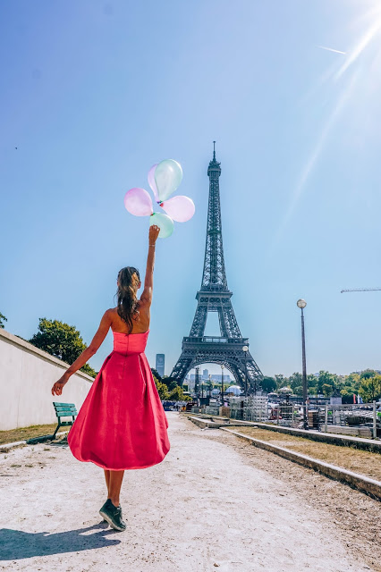 Malvina Dunder blog rozwój osobisty, relacje, podróże Paryż wieża Eiffla balony