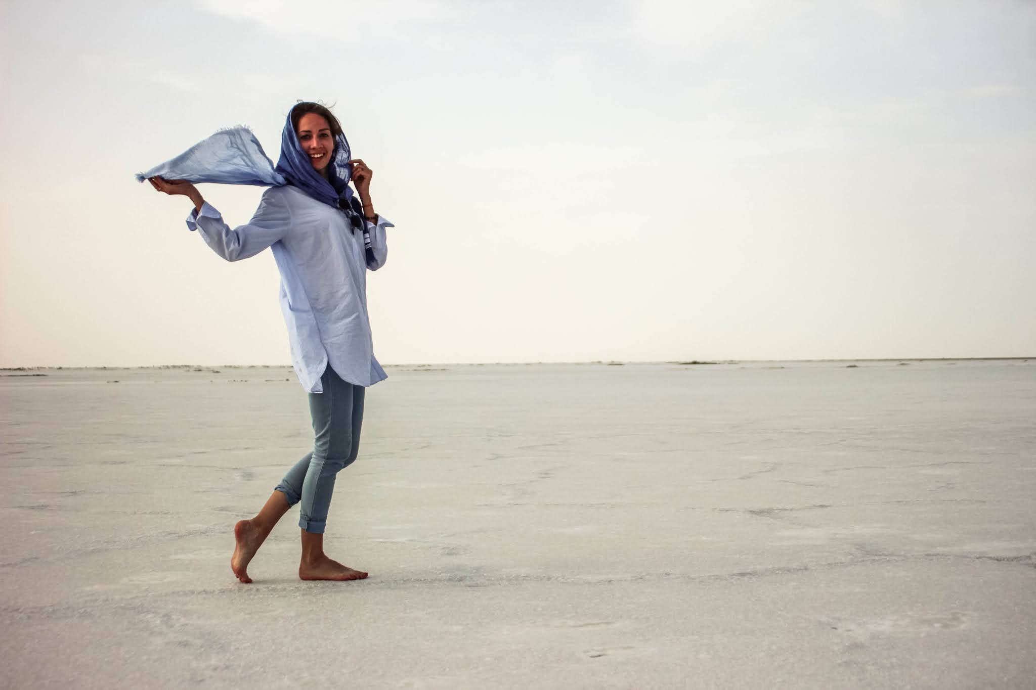 Malvina Dunder blog podróże, rozwój osobisty, relacje, Iran Varzaneh słone jezioro