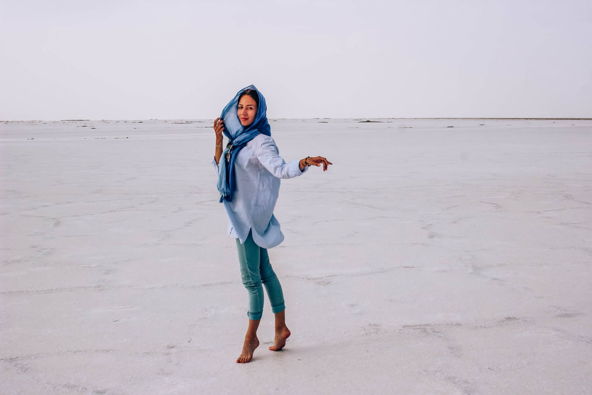 Malvina Dunder blog podróże, rozwój osobisty, relacje, Iran Varzaneh jezioro solne