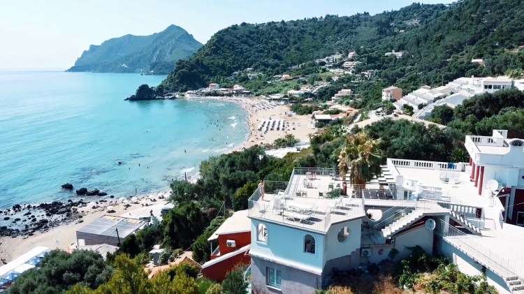 Pelekas, Hotel Corfu, grecka wyspa, Grecja, blog podróż, Malvina Dunder