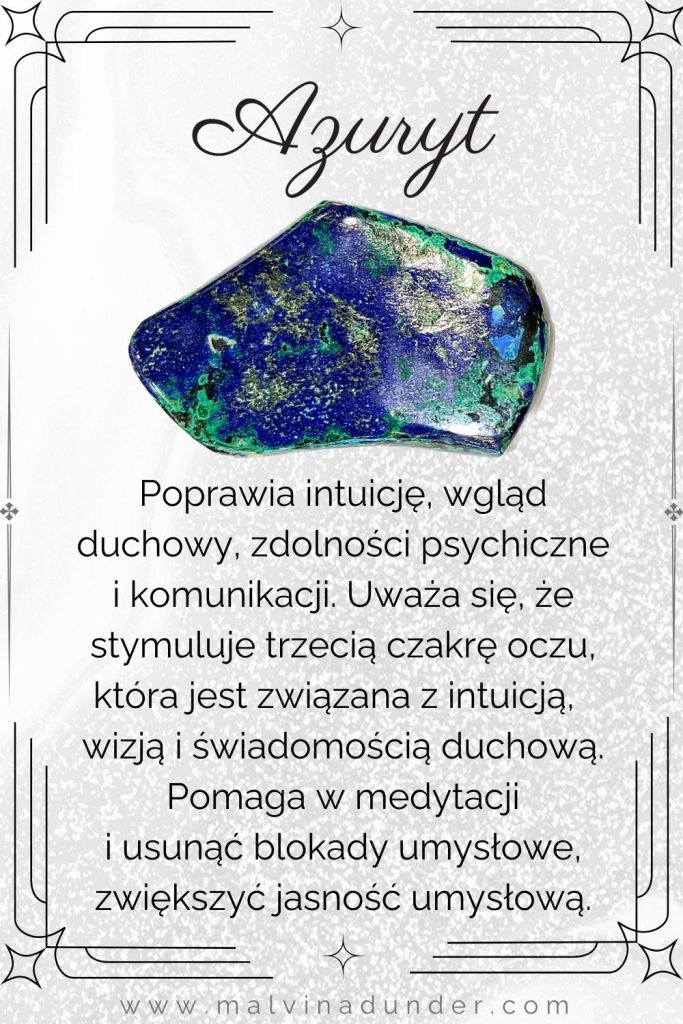 azuryt, kamień właściwości, znaczenie