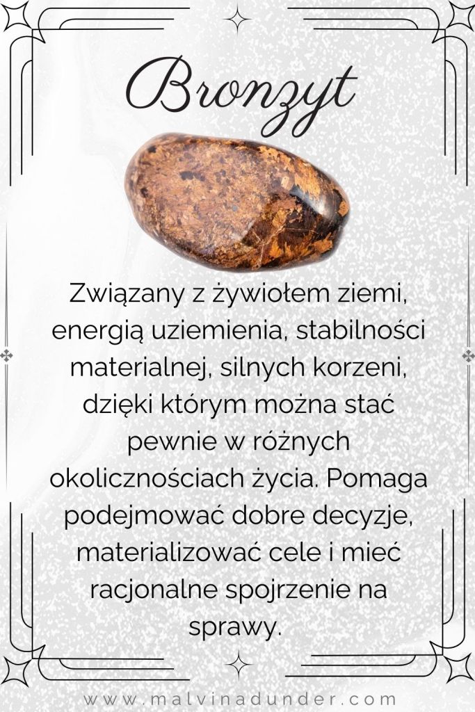 bronzyt, kamień właściwości, znaczenie