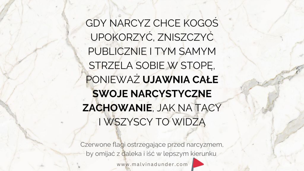 Kiedy narcyz obnaża siebie – publiczne ataki i czerwona flaga&nbsp;hipokryzji