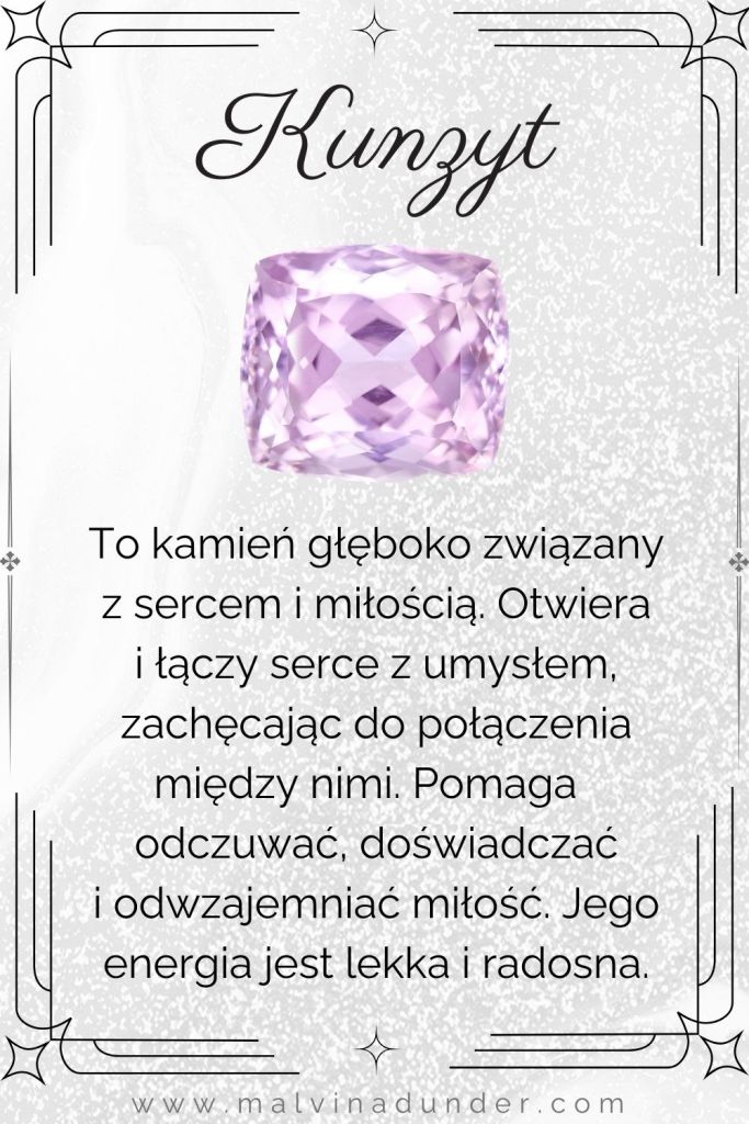 Kunzyt, kamień właściwości, znaczenie