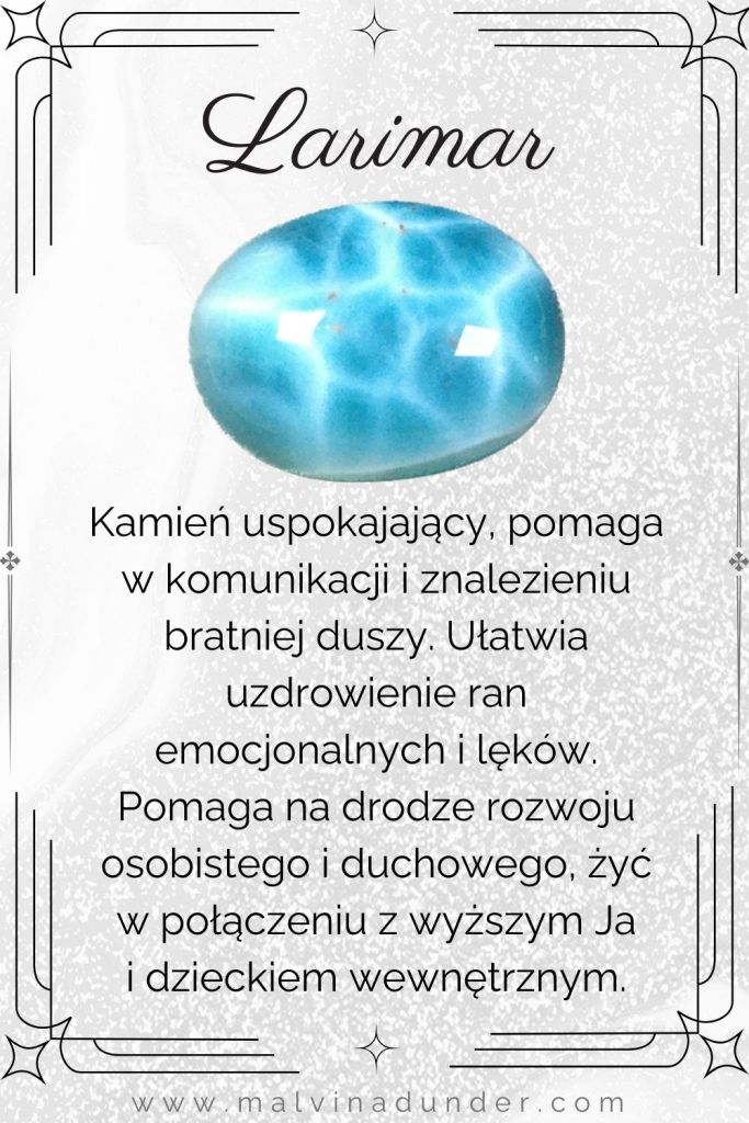 larimar, kamień właściwości, znaczenie