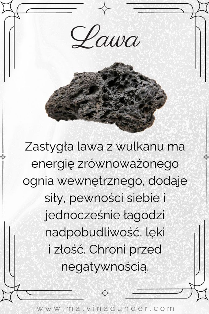 lawa, kamień właściwości, znaczenie