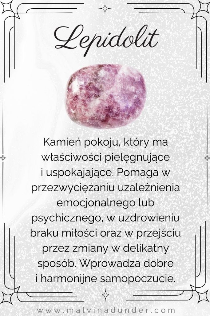 lepidolit, kamień właściwości, znaczenie