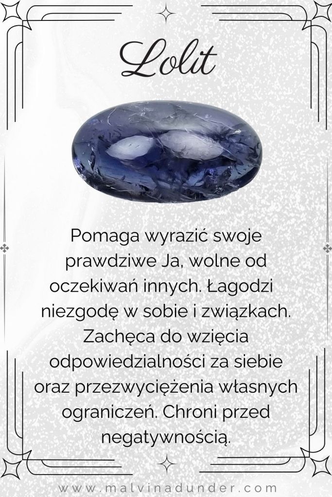 lolit, kamień właściwości, znaczenie