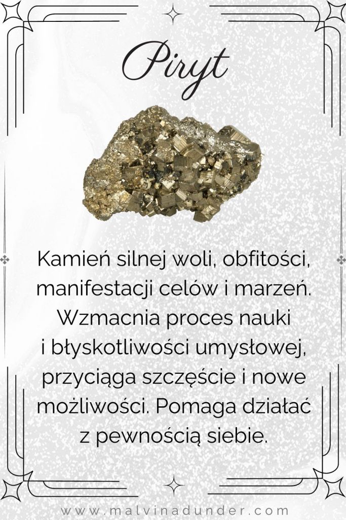 piryt, kamień właściwości, znaczenie