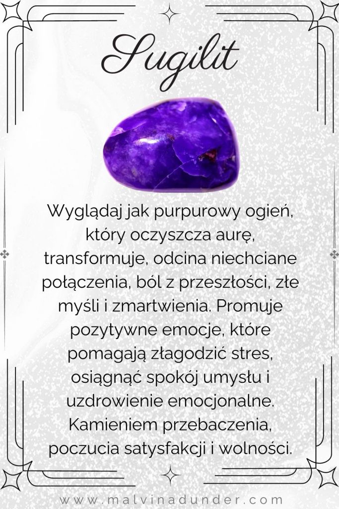 sugilit, kamień właściwości, znaczenie
