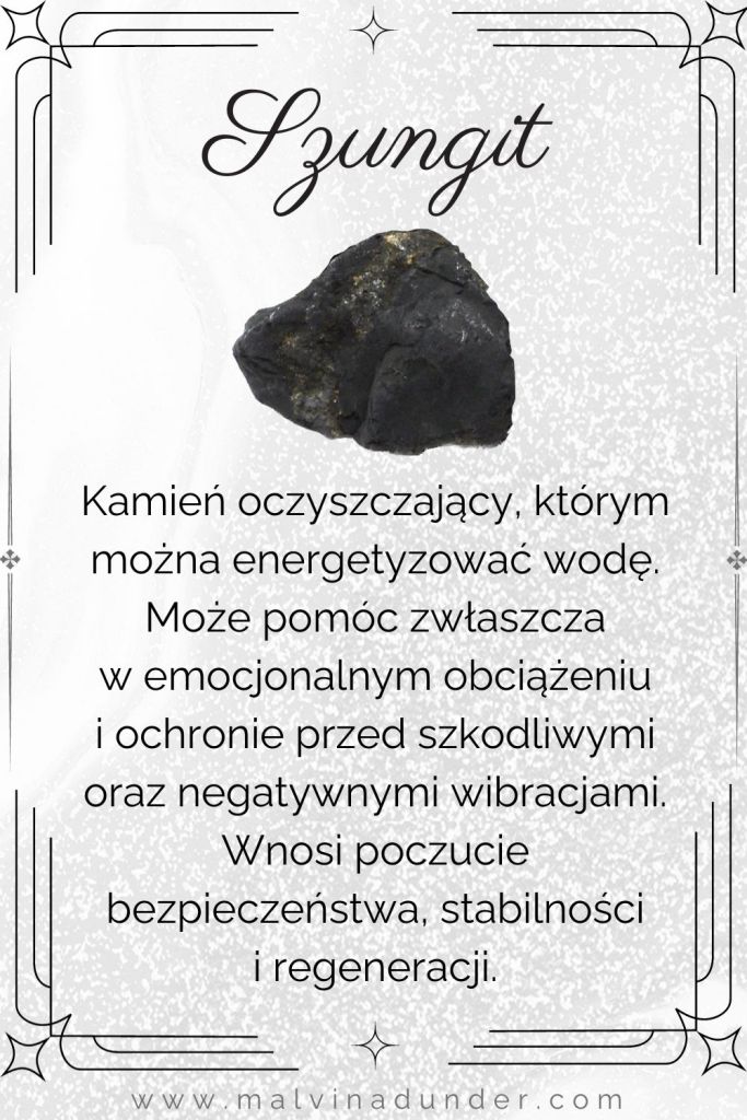 szungit, kamień właściwości, znaczenie