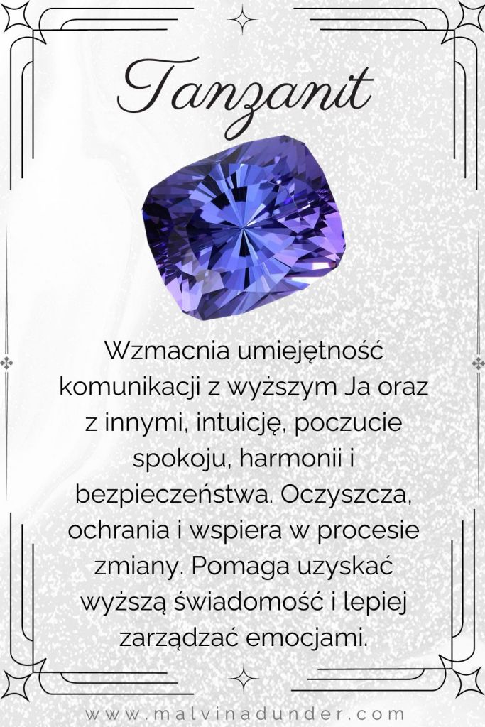 tanzanit, kamień właściwości, znaczenie