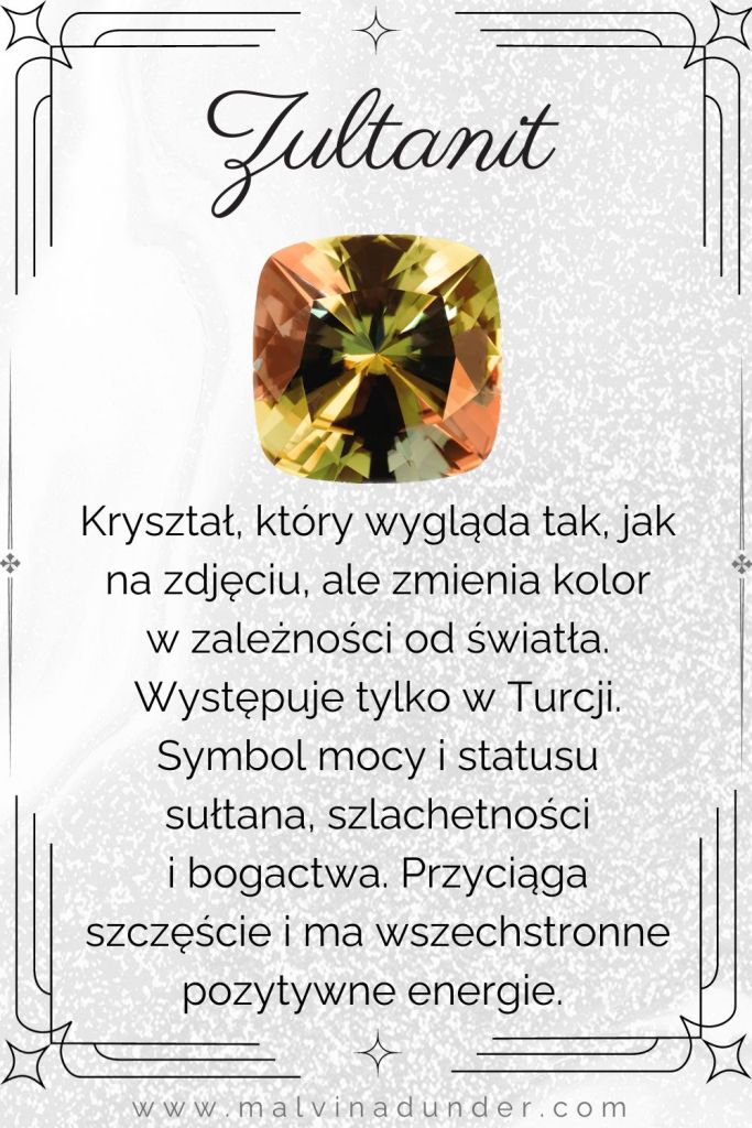 zultanite, kamień właściwości, znaczenie