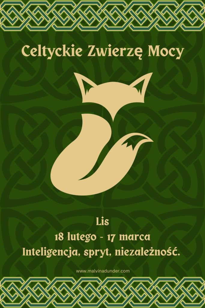 Lis Celtyckie Zwierzę Mocy
