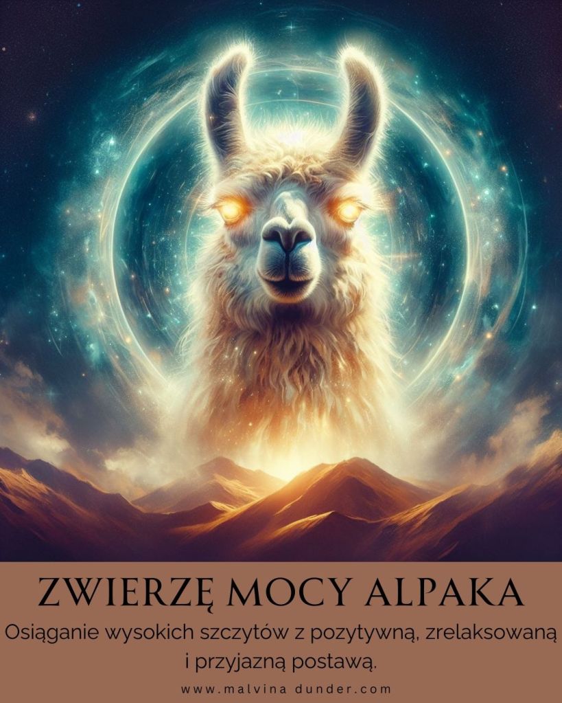 Alpaka Zwierzę Mocy