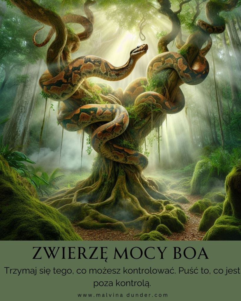 Boa Dusiciel Zwierzę Mocy