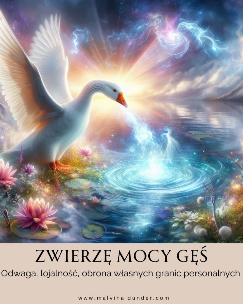 Gęś Zwierzę Mocy