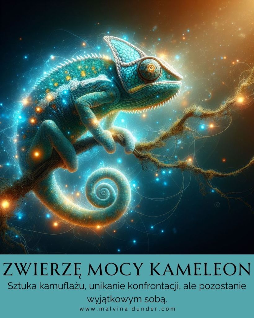 Kameleon Zwierzę Mocy