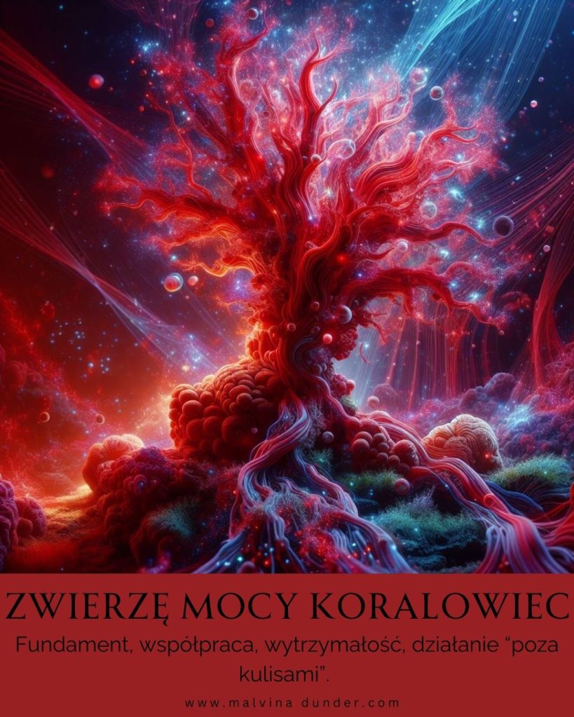 Koralowiec koral Zwierzę Mocy