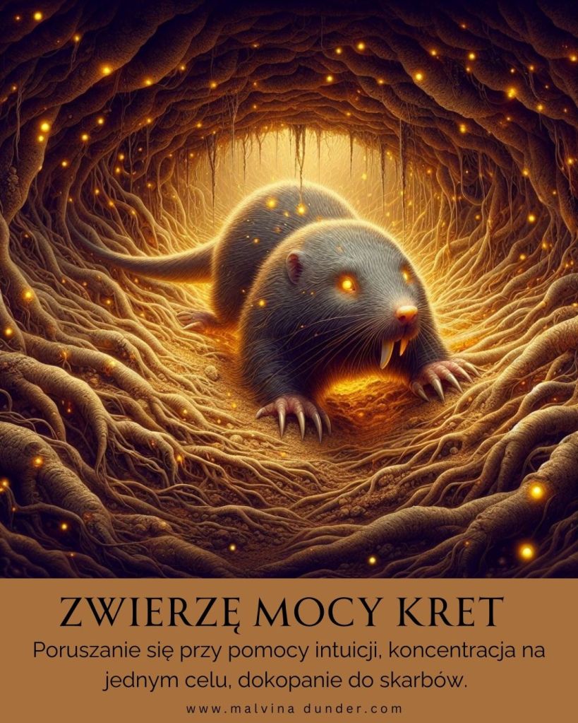 Kret Zwierzę Mocy