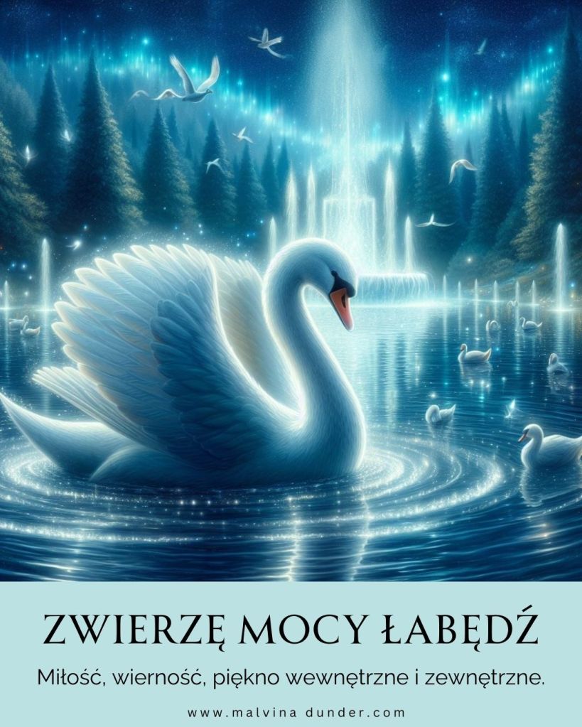 Łabędź Zwierzę Mocy