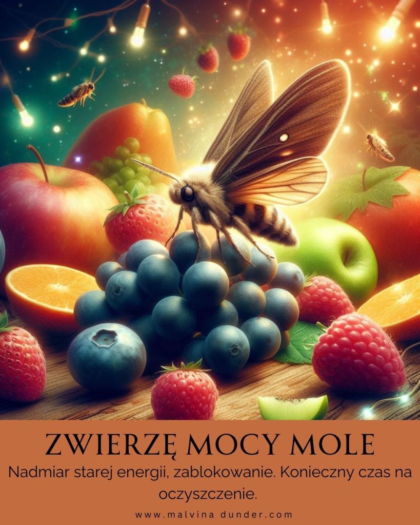 Mole, mol Zwierzę Mocy