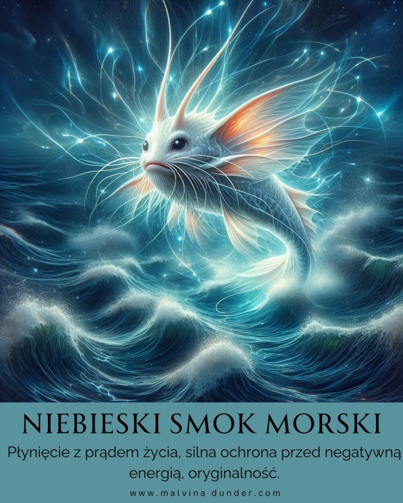 Niebieski Smok Morski, ślimak Zwierzę Mocy