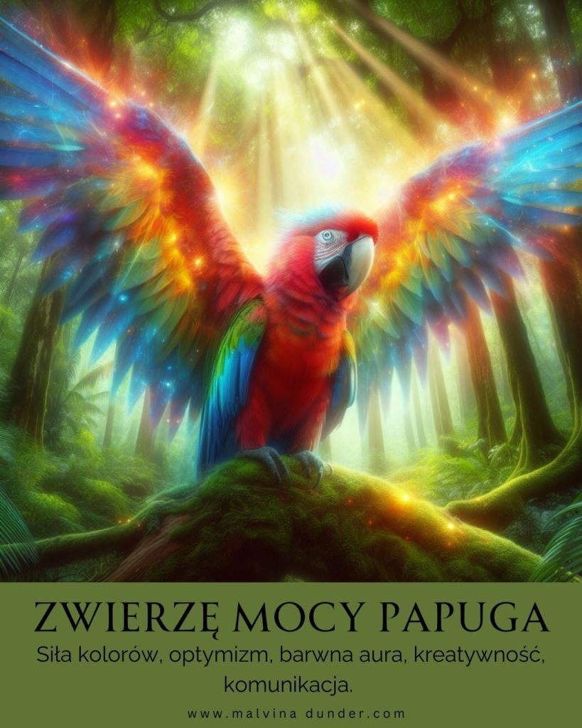Papuga Zwierzę Mocy