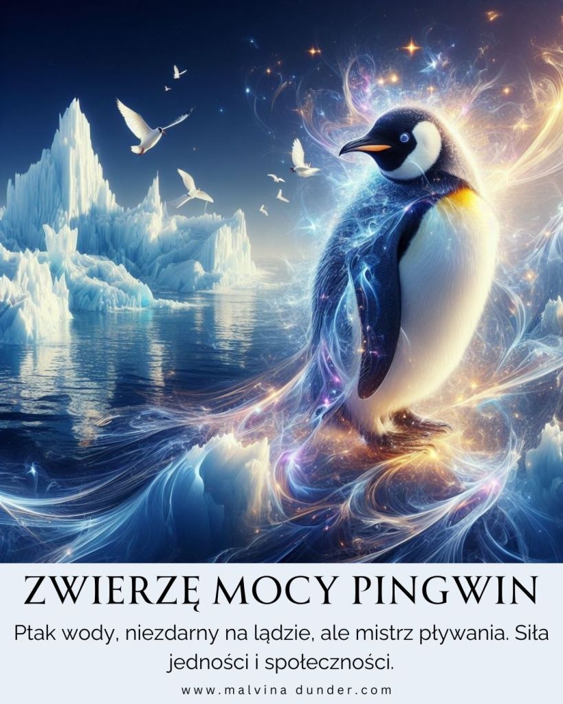 Pingwin Zwierzę Mocy