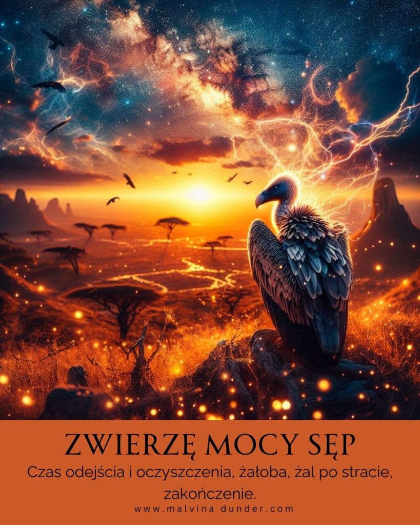Sęp Zwierzę Mocy