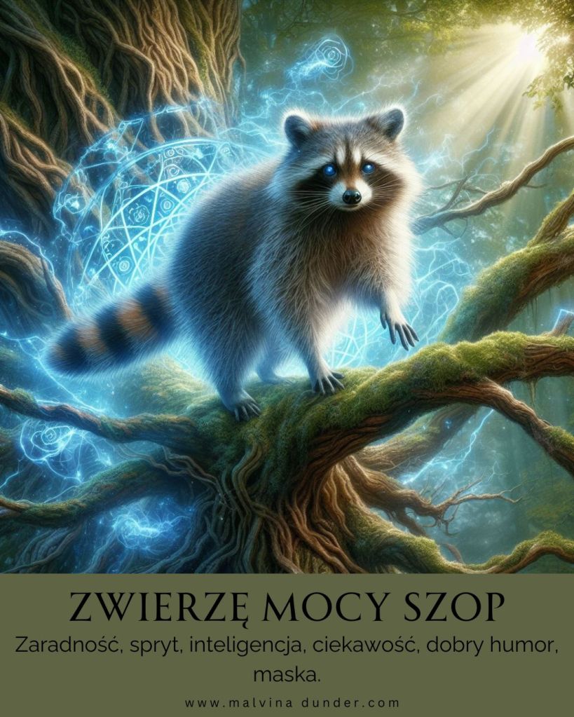 Szop Zwierzę Mocy