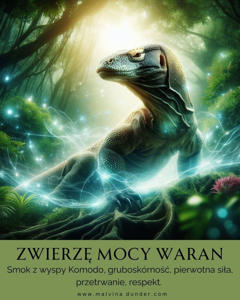 Waran Zwierzę Mocy