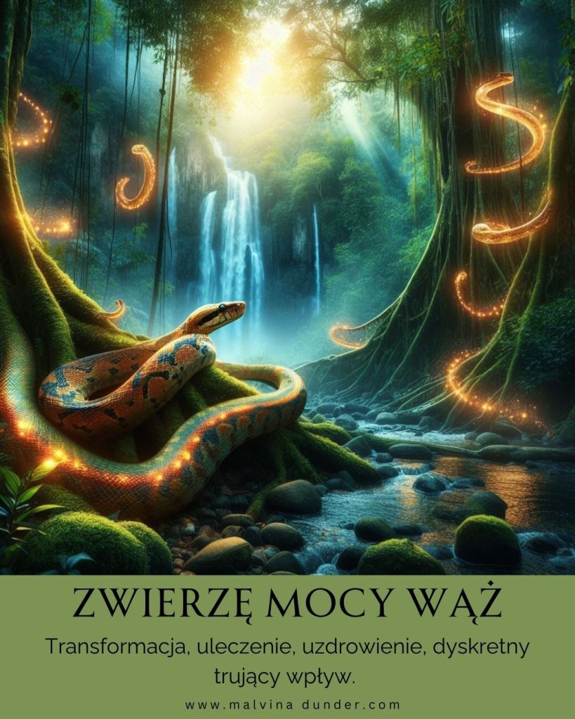 Wąż Zwierzę Mocy