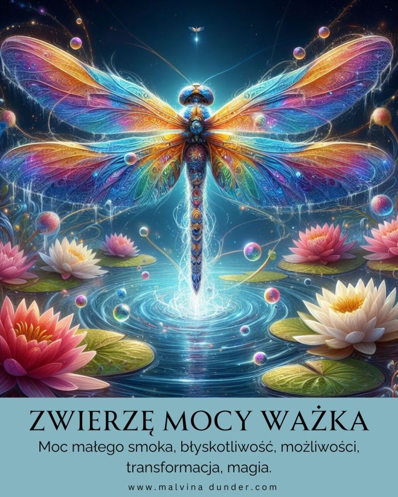 Ważka Zwierzę Mocy