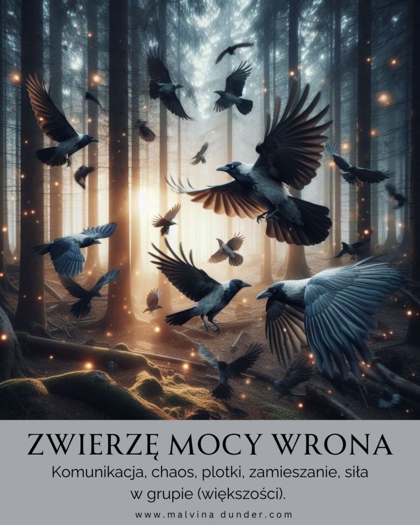 Wrona Zwierzę Mocy