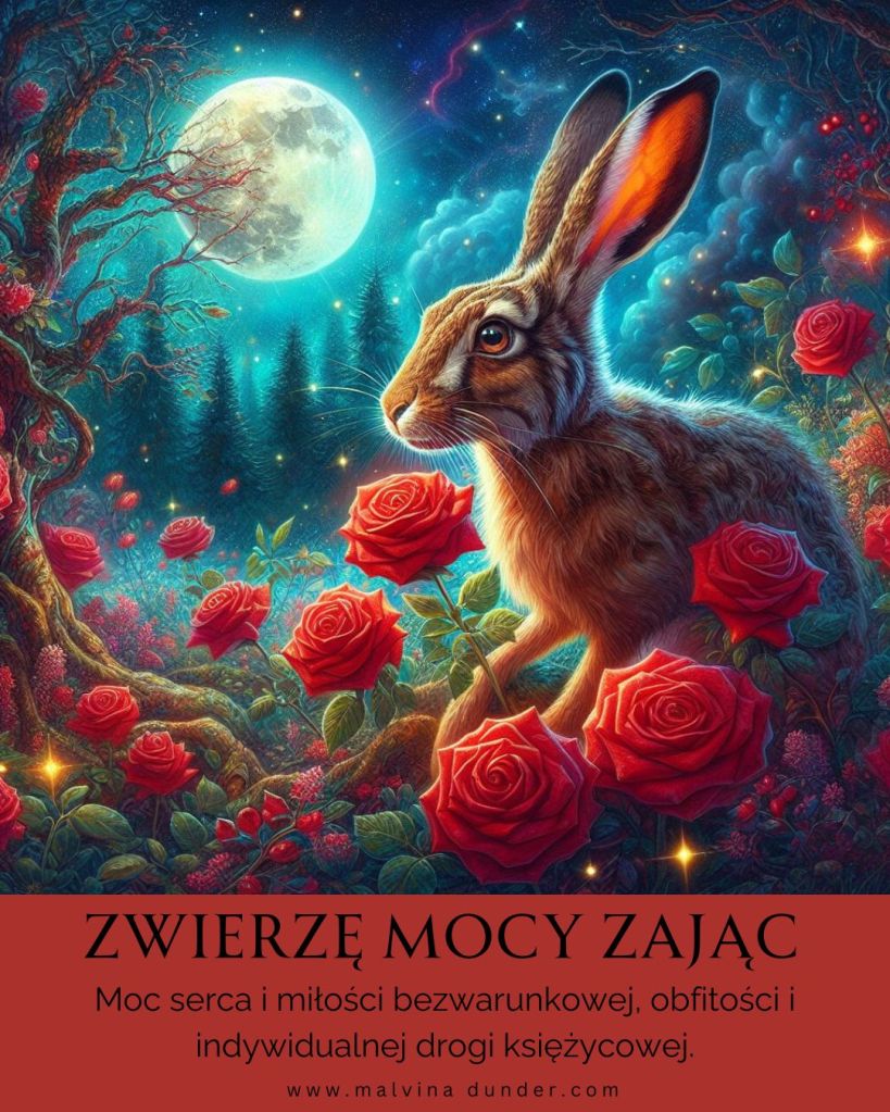 Zając, królik Zwierzę Mocy