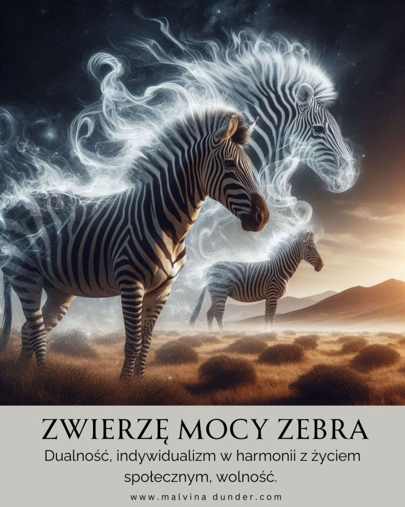 Zebra Zwierzę Mocy