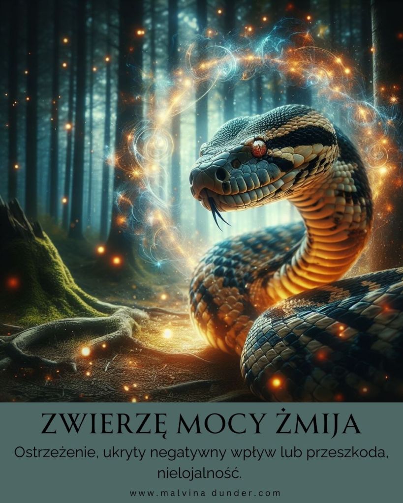 Żmija Zwierzę Mocy