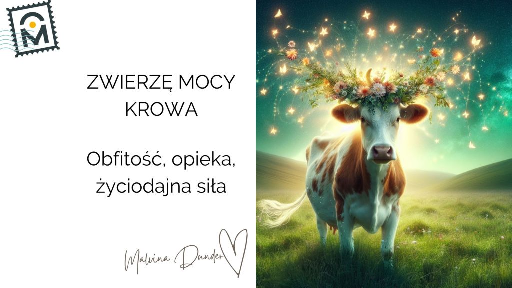 Zwierzę Mocy Krowa – znaczenie i symbol bogini, opiekuńczej matki, życiodajnej&nbsp;mocy