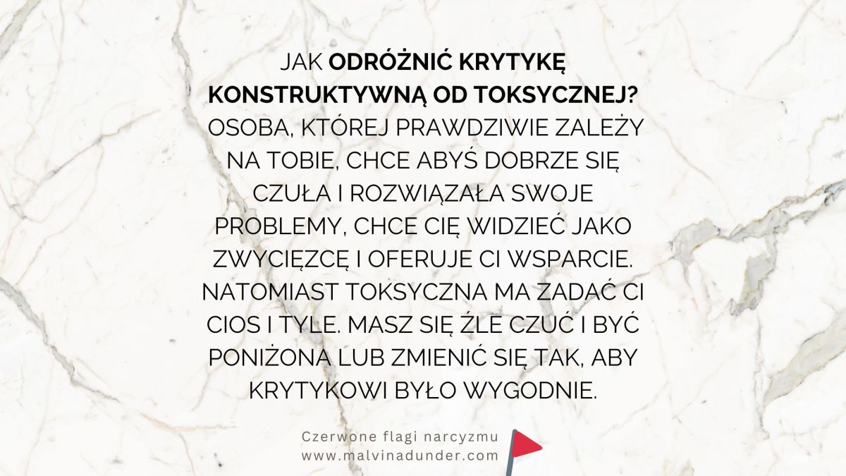 Jak odróżnić konstruktywną krytykę od&nbsp;toksycznej?