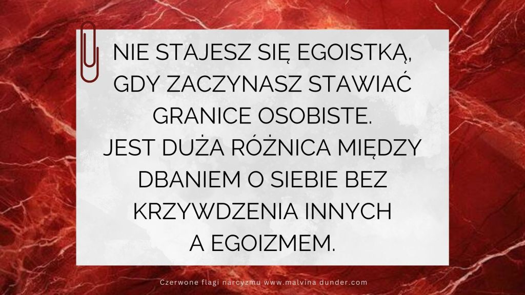 Stawianie granic osobistych NIE jest&nbsp;egoistyczne