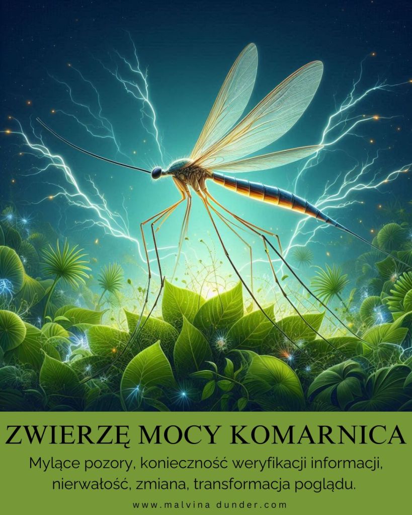 komarnica komarzyca Zwierzę Mocy