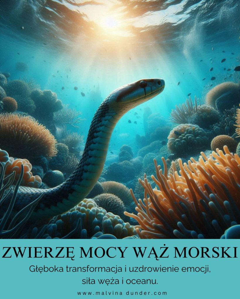wąż morski wodny Zwierzę Mocy