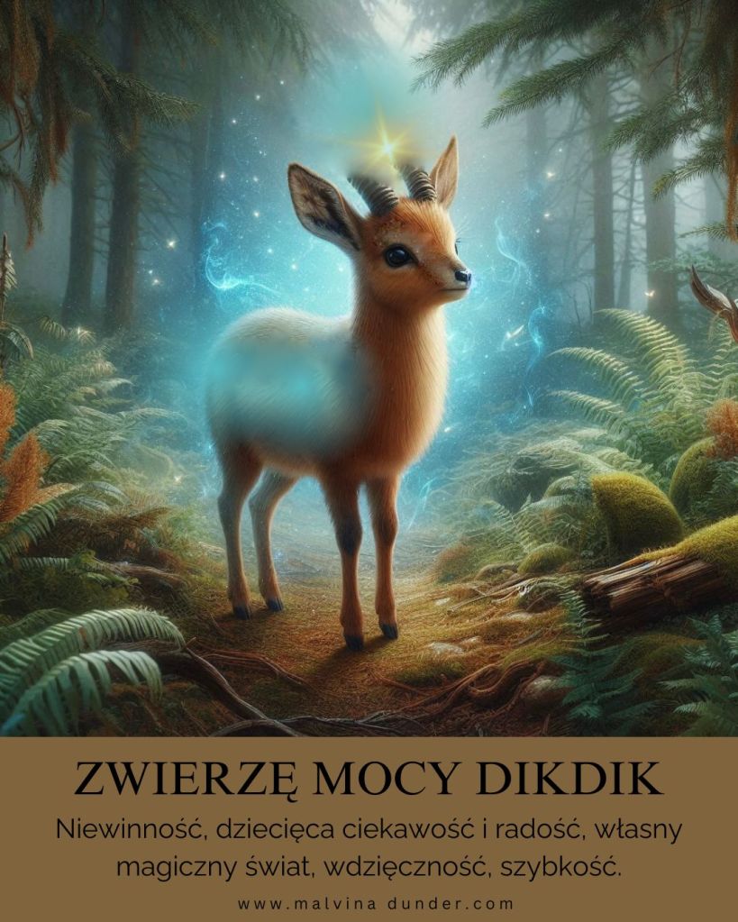 antylopa dikdik Zwierzę Mocy
