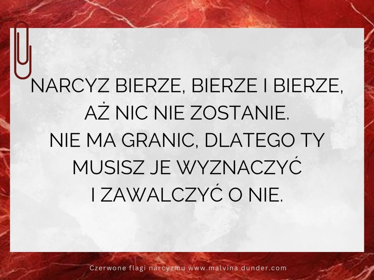 Narcyz bierze, bierze i bierze, aż nic nie&nbsp;zostanie