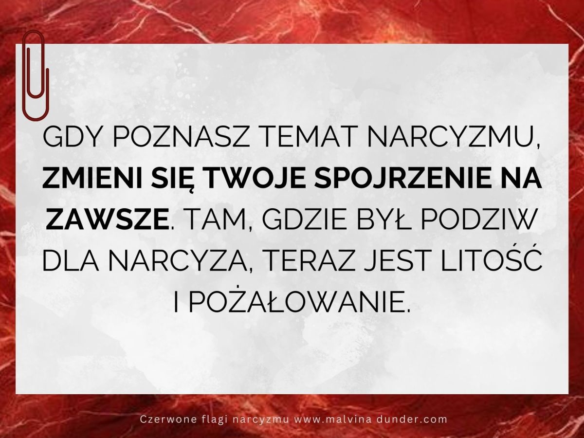 Gdy poznasz temat narcyzmu, zmieni się Twoje&nbsp;spojrzenie